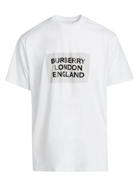 burberry london england white t shirt|Burberry polo shirt sale UK.